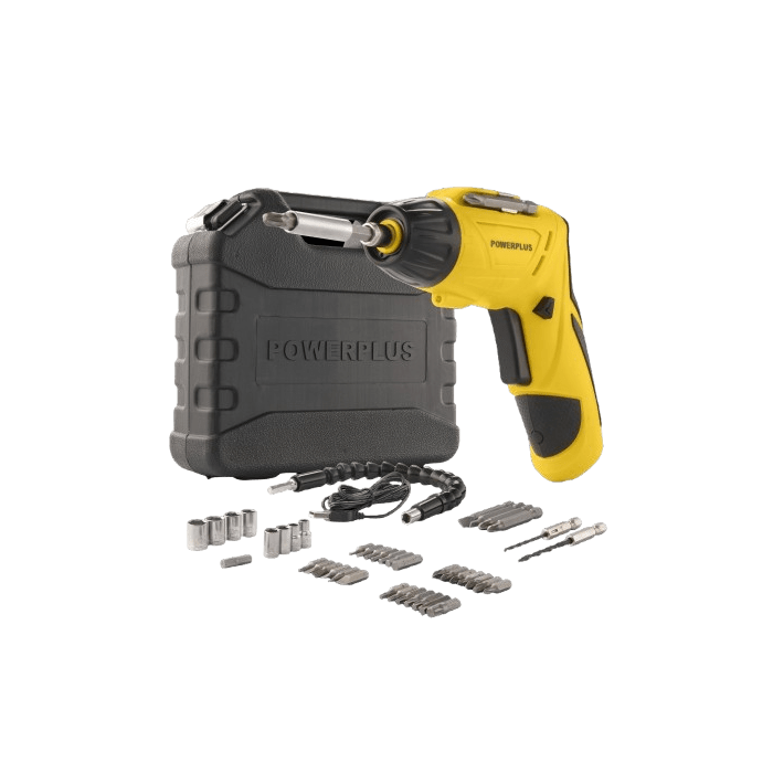 Tournevis Électrique POWERPLUS avec Éclairage LED et Poignée Ajustable
