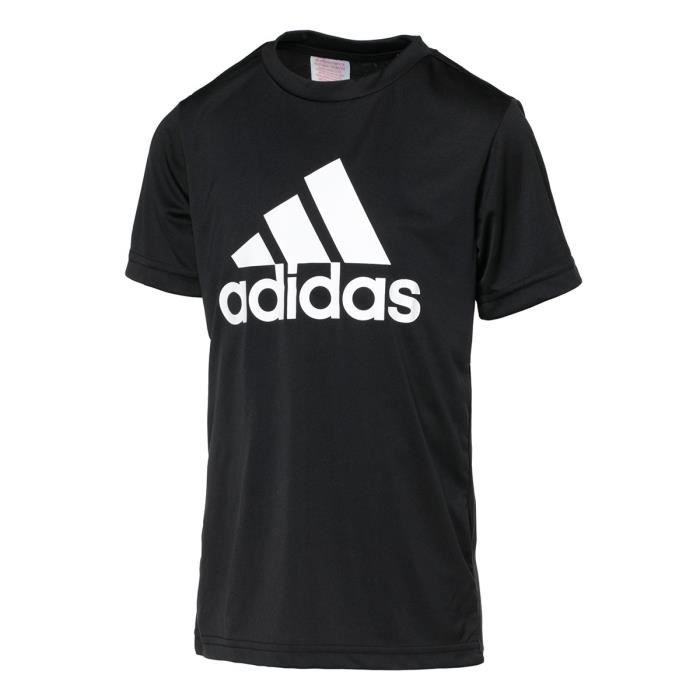 Tshirt de sport - ADIDAS - Enfant - Noir/Blanc