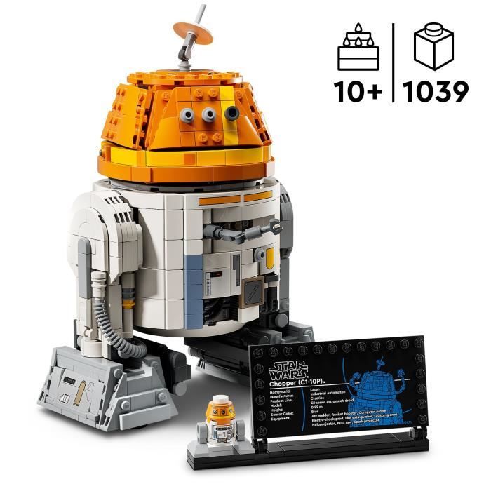 Image secondaire de LEGO Star Wars 75416 Ahsoka Le Droide Astromécano Chopper (C1-10P), Jeu de construction, des 10 ans
