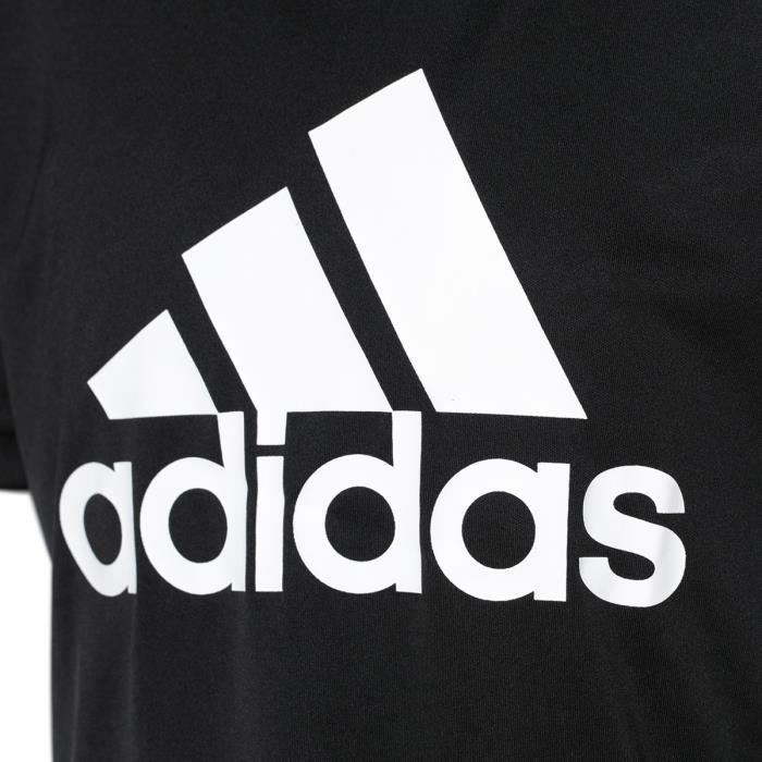 Tshirt de sport - ADIDAS - Enfant - Noir/Blanc