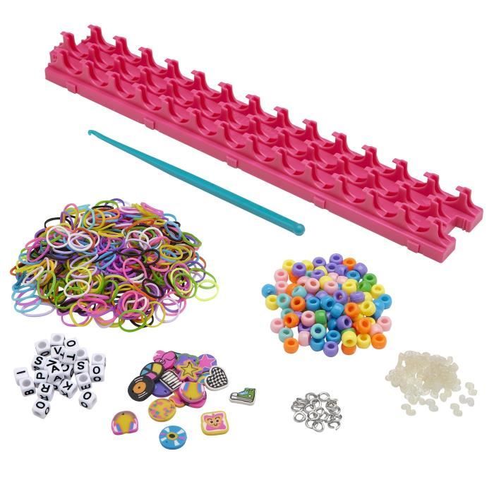 LEXIBOOK - Kit per intrecciare braccialetti elastici Rock 'n' Roll