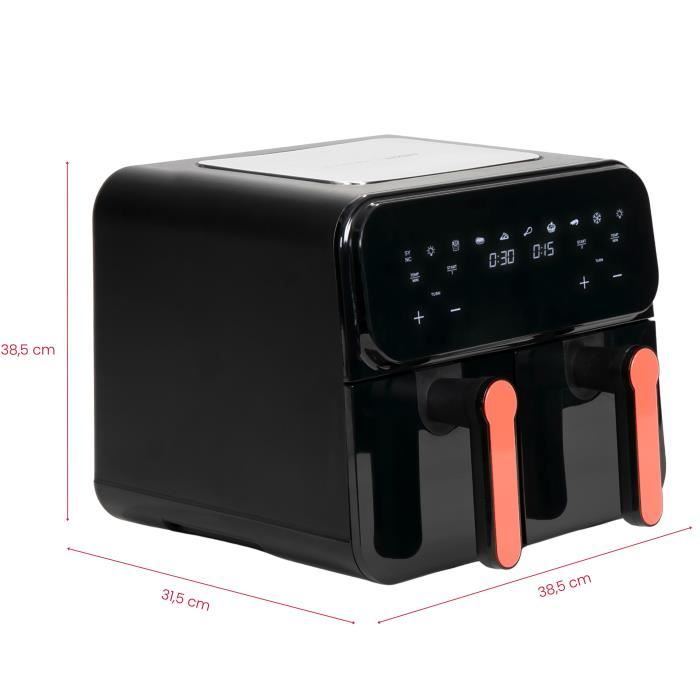 Image secondaire de Friteuse sans huile - LIVOO - Livoo x Marmiton - DOC316 - Acier inoxydable - 9 L - 2400 W - 7 programmes - Température ajustable