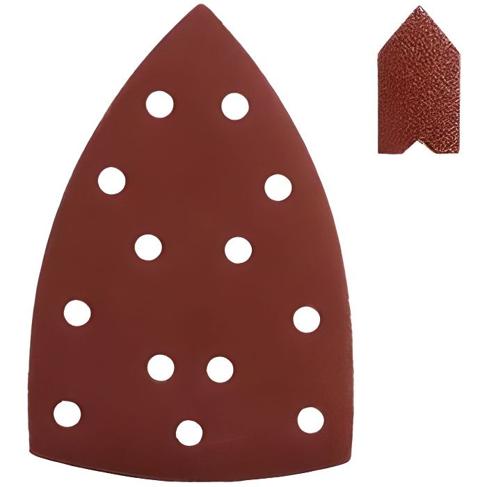 RYOBI - Assortiment 20 abrasifs pour ponceuses EPS80RS / R12PSL13S / RPS100 / RPS80 / RPS70 (10 triangles + 10 doigts) - SPS20A