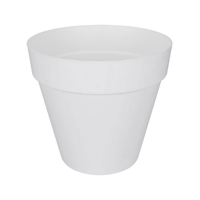 Vaso di fiori LU Ø 50 centimetri Bianco
