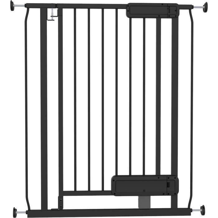 INGENUITY- Barriere de sécurité escalier enfants, animaux, ouverture main ou pied, 84cm de hauteur, largeur entre 73 et 80 cm