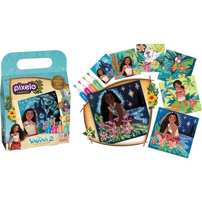 Image secondaire de Pixelo Vaiana - Kit de Dessin Phosphorescent pour Enfants
