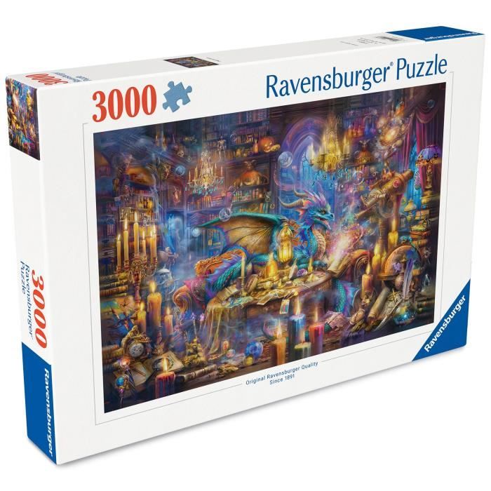 Image secondaire de Puzzle 3000 p La bibliotheque des savoirs enchantés