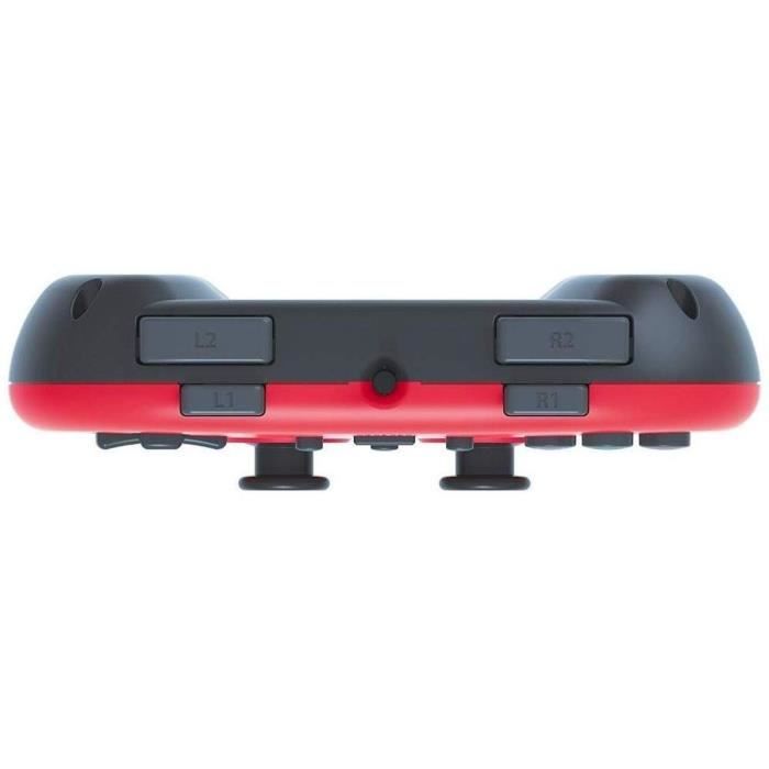 Hori Mini Manette Filaire Rouge Pour PS4 - Licence Officielle Sony