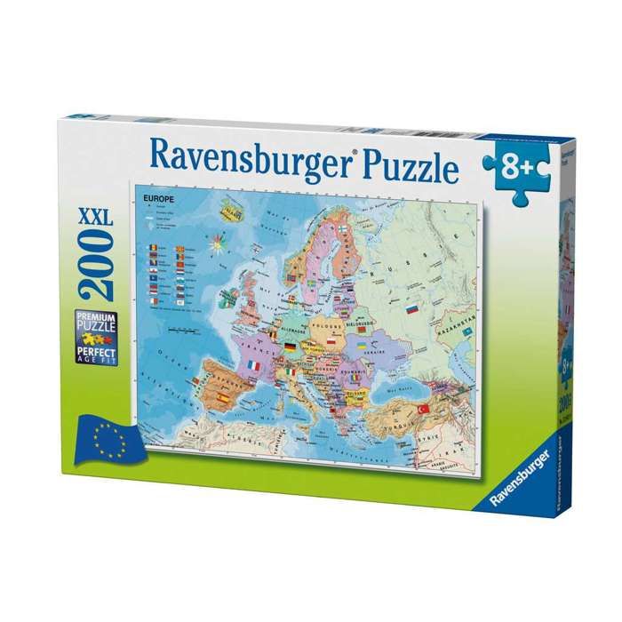 200 pezzi Mappa dell'Europa