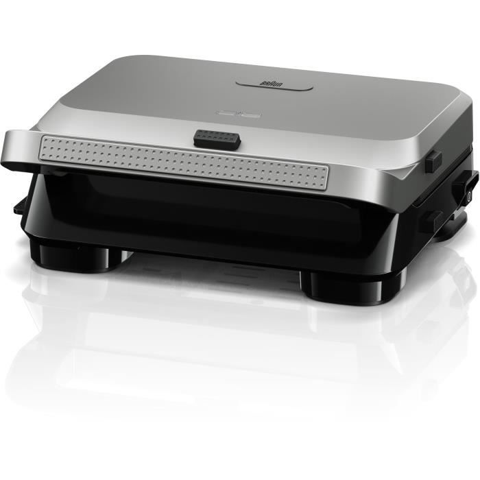 Image secondaire de Grill - BRAUN - Sandwich Maker 5 SM5005 - 800 W - Inox / Noir