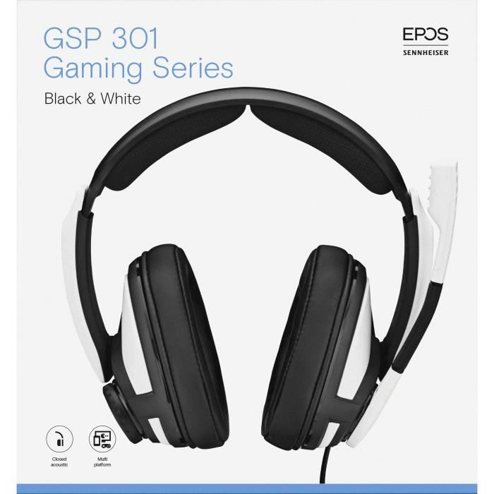 Micro-casque - EPOS - GSP 301 - Blanc