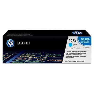 Cartuccia toner ciano originale LaserJet HP 125A (CB541A) per HP Color LaserJet CM1312 / CP1215 / CP1217 / CP1515 / CP1518