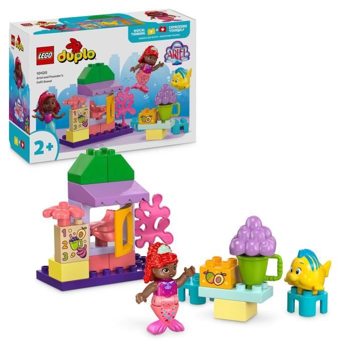 LEGO DUPLO § Disney 10420 Il tavolino da caffè di Ariel e Flounder - Set La Sirenetta