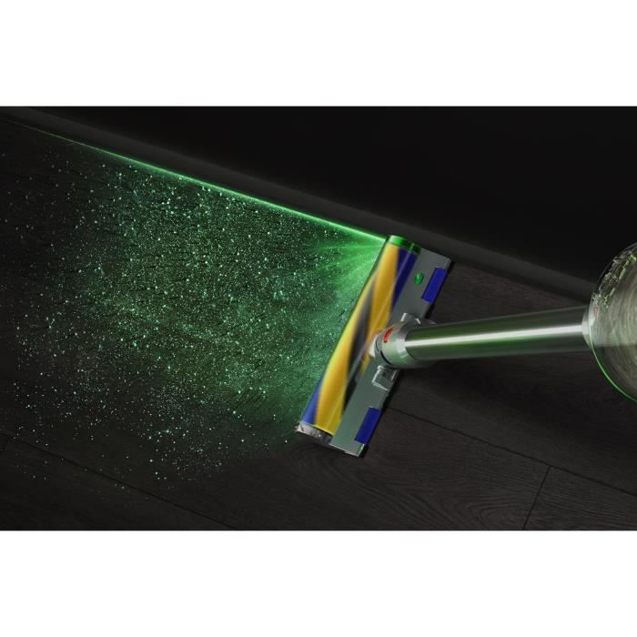 DYSON V15 Detect Absolute - Aspirateur balai - Laser révele la poussiere microscopique - Autonomie jusqu'a 60 min