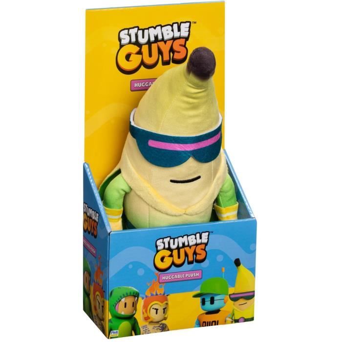 Image secondaire de Grande peluche - BANDAI - Stumble Guys - Super Banana - 30 cm