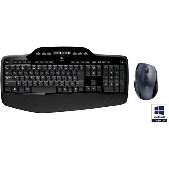 Logitech pack clavier-souris sans fil - MK710