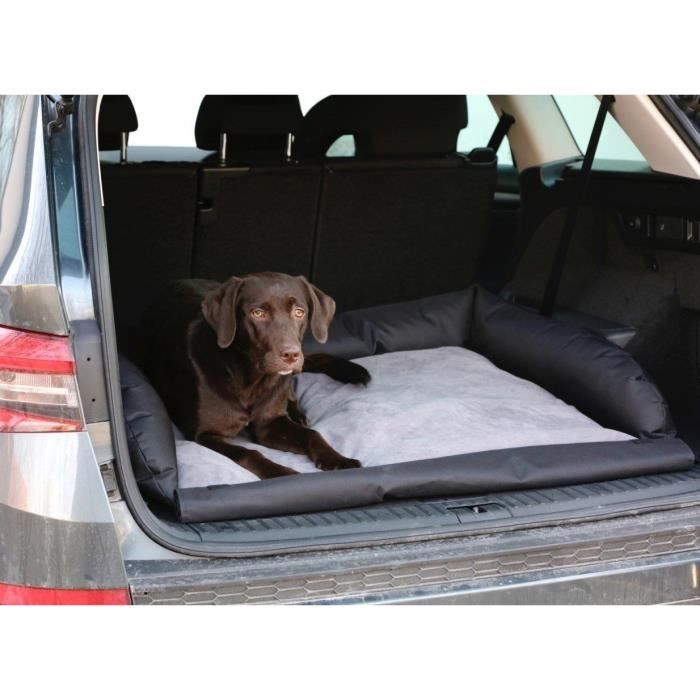 KERBL - Cuscino per baule - Grigio/nero - 95x75cm
