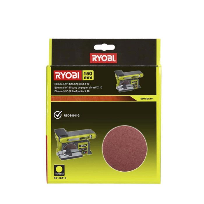 Disco abrasivo RYOBI 10 150 mm autoagarrante