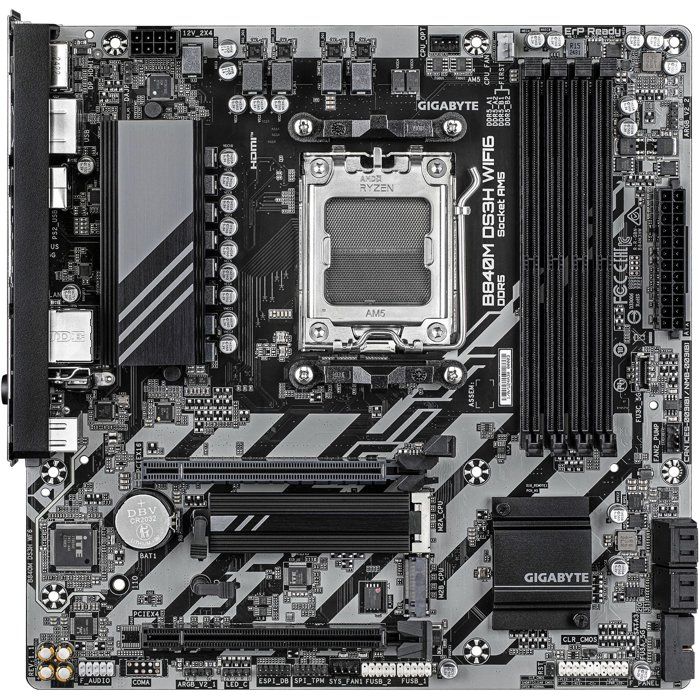 Image secondaire de Carte Mère GIGABYTE B840M DS3H WF6 Micro-ATX avec WiFi 6