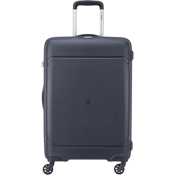 DELSEY Valise Trolley 66 cm Séjour 4 Roues TSA - Polypropylene Gris Anthracite