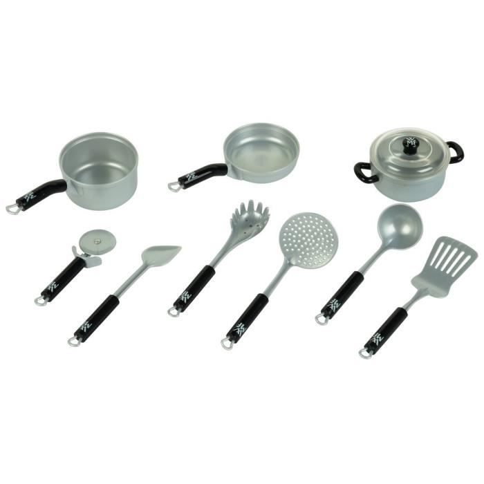 Image secondaire de Batterie de cuisine pour enfant - KLEIN - Princess Coralie - 10 pieces - Rose