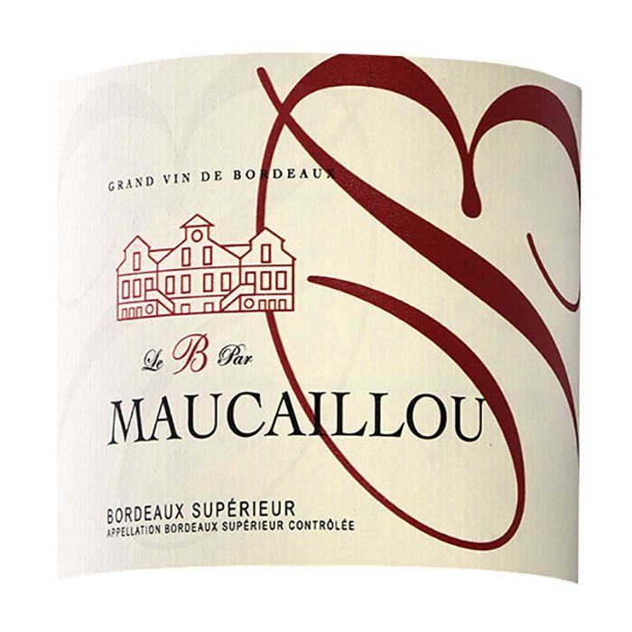 Image secondaire de Le B par Maucaillou 2022 - Vin Rouge Bordeaux Supérieur 75cl