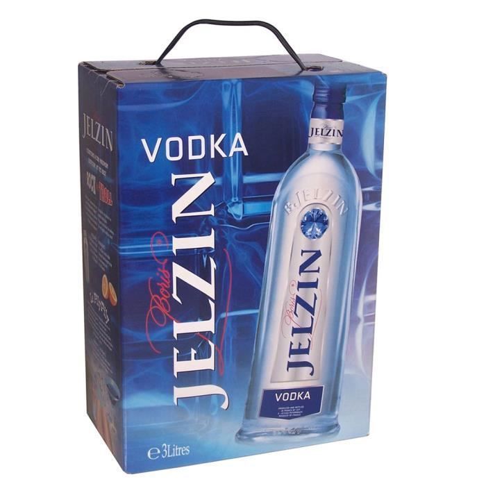 Vodka Jelzin Nature 37,5° 3 litres bib