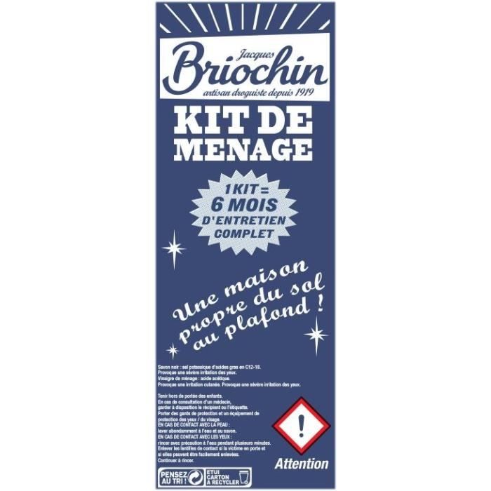 BRIOCHIN Kit Essentiels de Ménage - 2,8 Kg