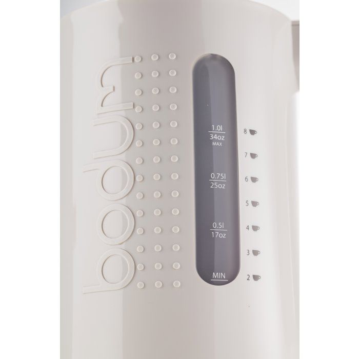 Image secondaire de Bouilloire Électrique BODUM BISTRO 1 L - 1300 W - Socle Rotatif 360° - Blanc