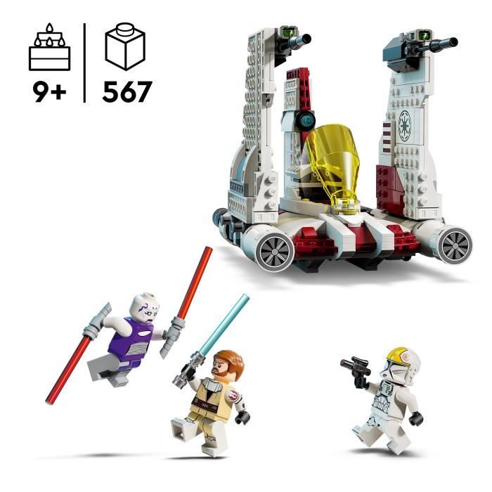 Image secondaire de LEGO Star Wars 75432 The Clone Wars Chasseur V-19 Torrent - Jeu de Construction des 9 ans