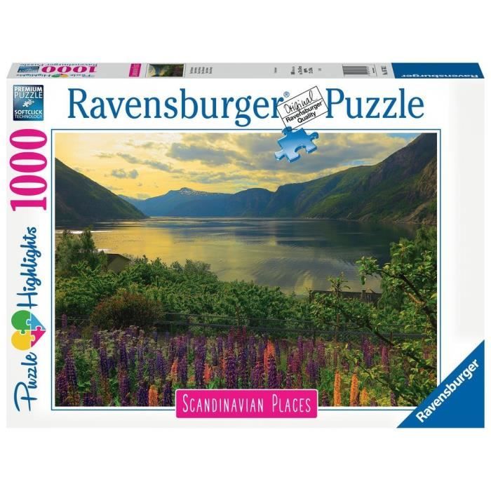 Ravensburger - Puzzle 1000 pieces - Fjord en Norvege (Puzzle Highlights)
