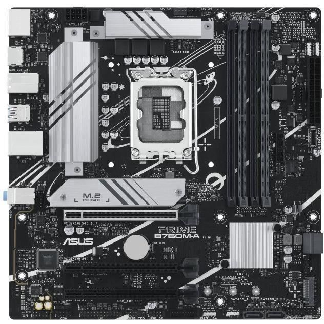 Scheda madre - ASUS - PRIME B760M-A-CSM - LGA 1700 - DDR5 - Micro ATX
