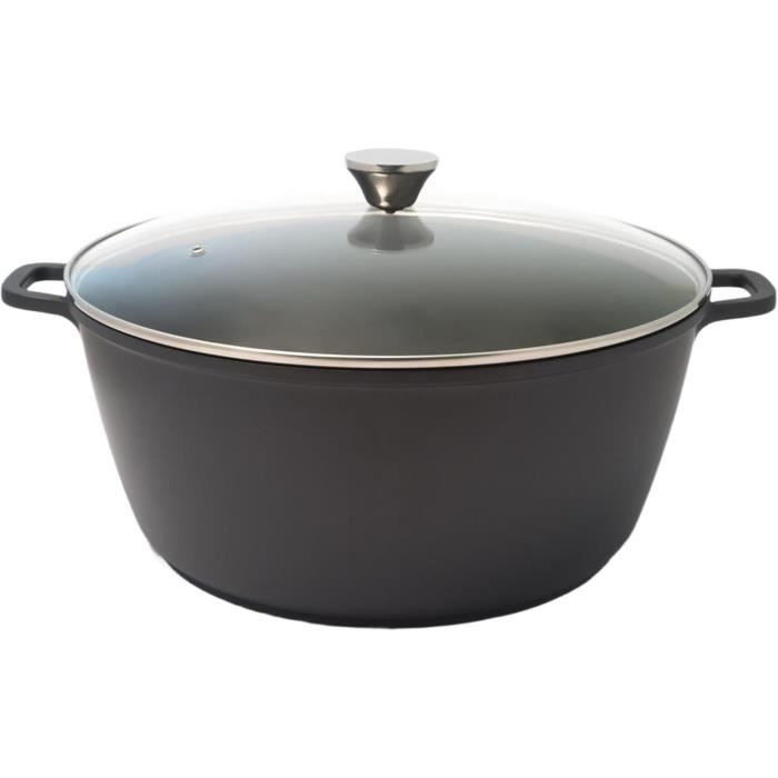 Mijoteuse haute - BAUMALU - 384942 - Intérieur céramique - Avec couvercle - 36 cm
