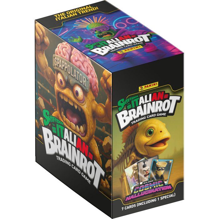 Boîte de 24 Pochettes Skifidol Italian Brainrot TCG Série 2