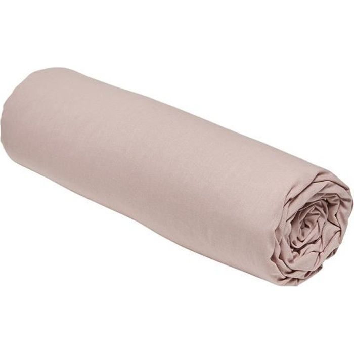 Oggi essenziale oggi Charg - 140 x 190 cm - 2 persone - 100% une cotone - rosa sabbia