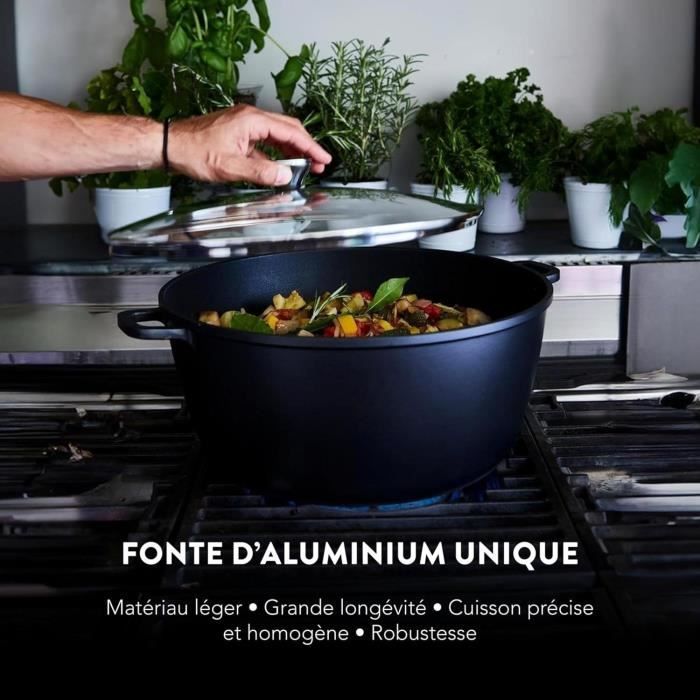 Image secondaire de Mijoteuse haute - BAUMALU - 384942 - Intérieur céramique - Avec couvercle - 36 cm