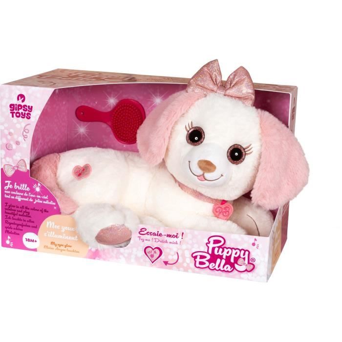 Image secondaire de Peluche chien Puppy Bella - GIPSY TOYS - Toute douce qui s'illumine au rythme de jolies mélodies - 30 cm