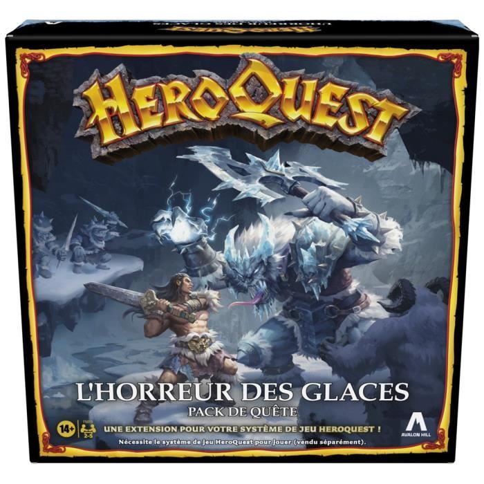 Heroquest, estensione L'orrore del ghiaccio, da 14 anni, è richiesto il sistema di gioco Heroquest - Avalon Hill