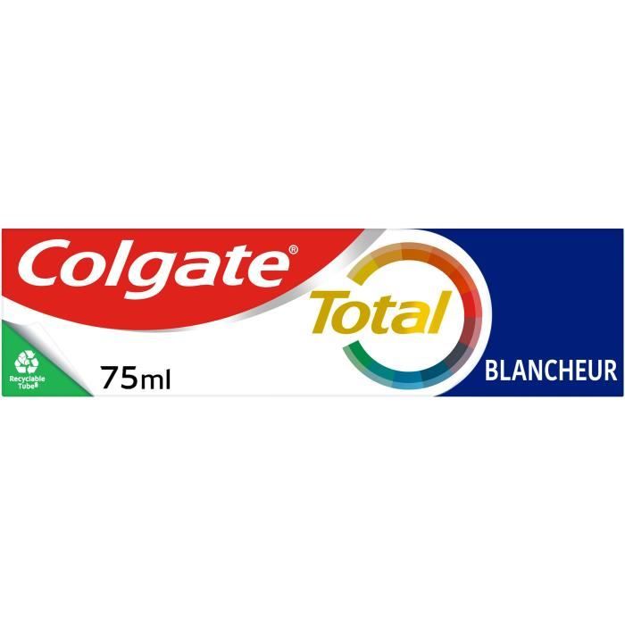 COLGATE Dentifrice Total Blancheur - 75 ml