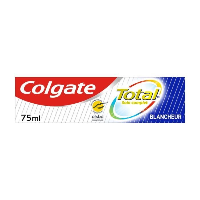 COLGATE Dentifrice Total Blancheur - 75 ml