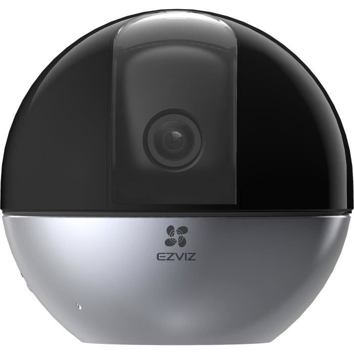 Telecamera da interno - EZVIZ - E6 - Visione a 360° - 5MP - Rilevamento presenza umana - Zoom - Visione notturna - Rilevamento abbaio/miagolio