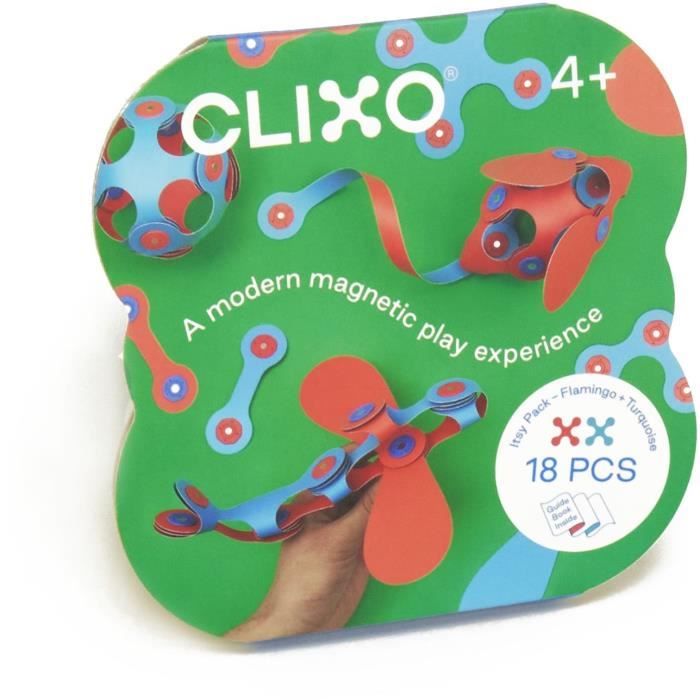 Image secondaire de Jeu de Construction Magnétique - GIPSY TOYS - Itsy CLIXO - 18 pieces - Multicolore - Des 4 ans