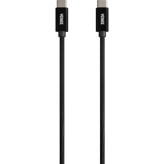 Image secondaire de Câble USB-C 0,2 m - YENKEE - YCU C02 BK