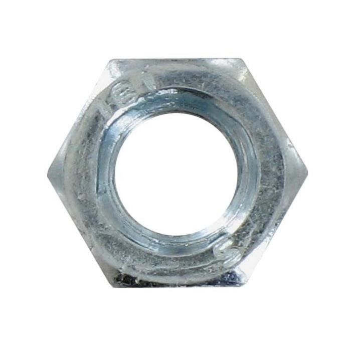 Lot de 40 Ecrous a tete hexagonale - Acier zingué - Ø 6 mm