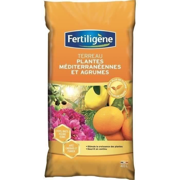 FERTILIGENE Terreau Plantes Mediterraneennes - 40 L