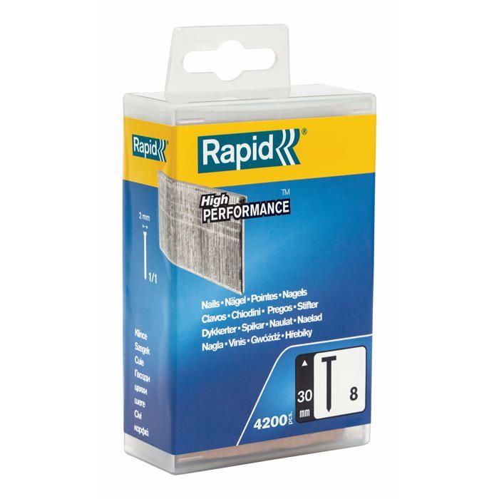 Image secondaire de Pointes n°8 Rapid Agraf 30mm pour Menuiserie - 4200 unités