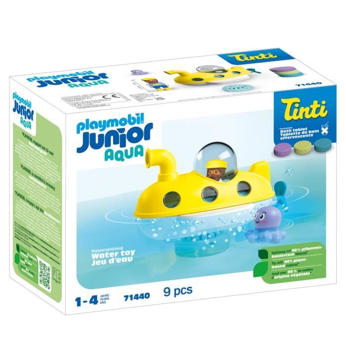 PLAYMOBIL JUNIOR - 71440 - Sottomarino Junior Tinti