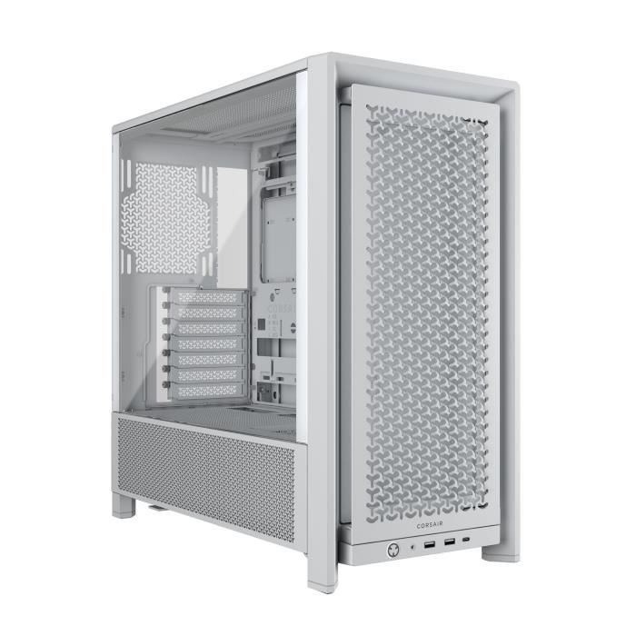 PC Case - CORSAIR - FRAME 4000D Series - Mid-Tower - White