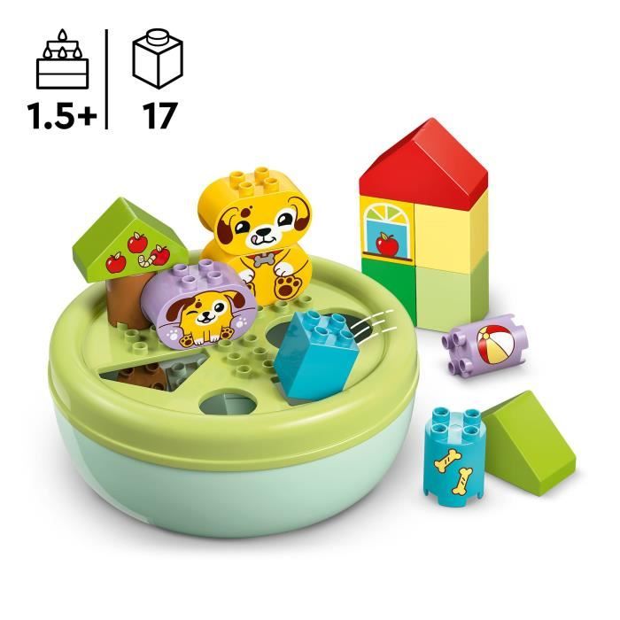 Image secondaire de LEGO DUPLO My First 10441 Trieur De Formes : La Niche Du Chiot - Jeu D'éveil Des 18 Mois