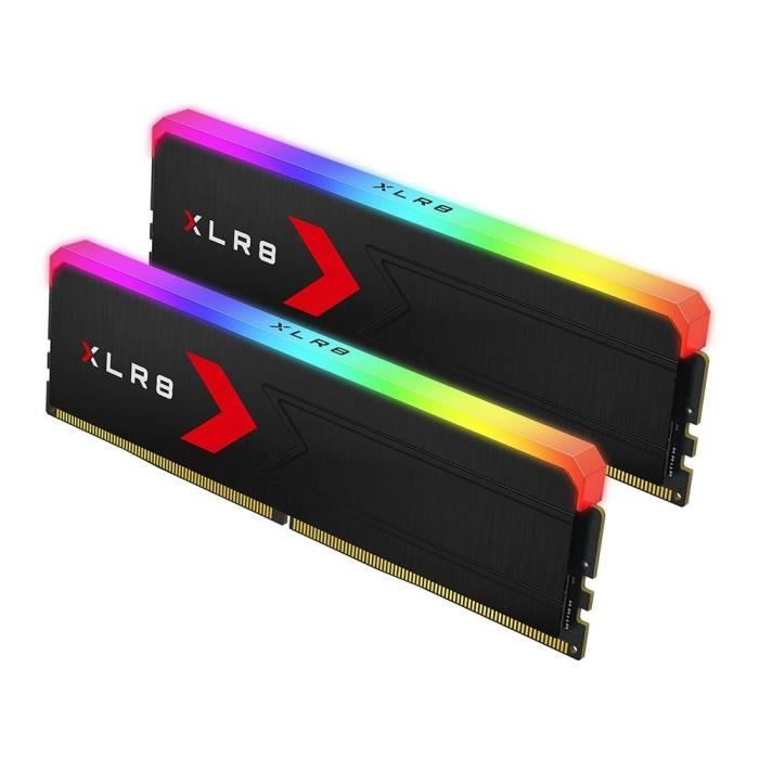 Image secondaire de Kit de mémoire - PNY - XLR8 Gaming EPIC-X RGB DDR5 - 32GB (2x16GB) - 6400MHz - CL36 - Pour ordinateur de bureau